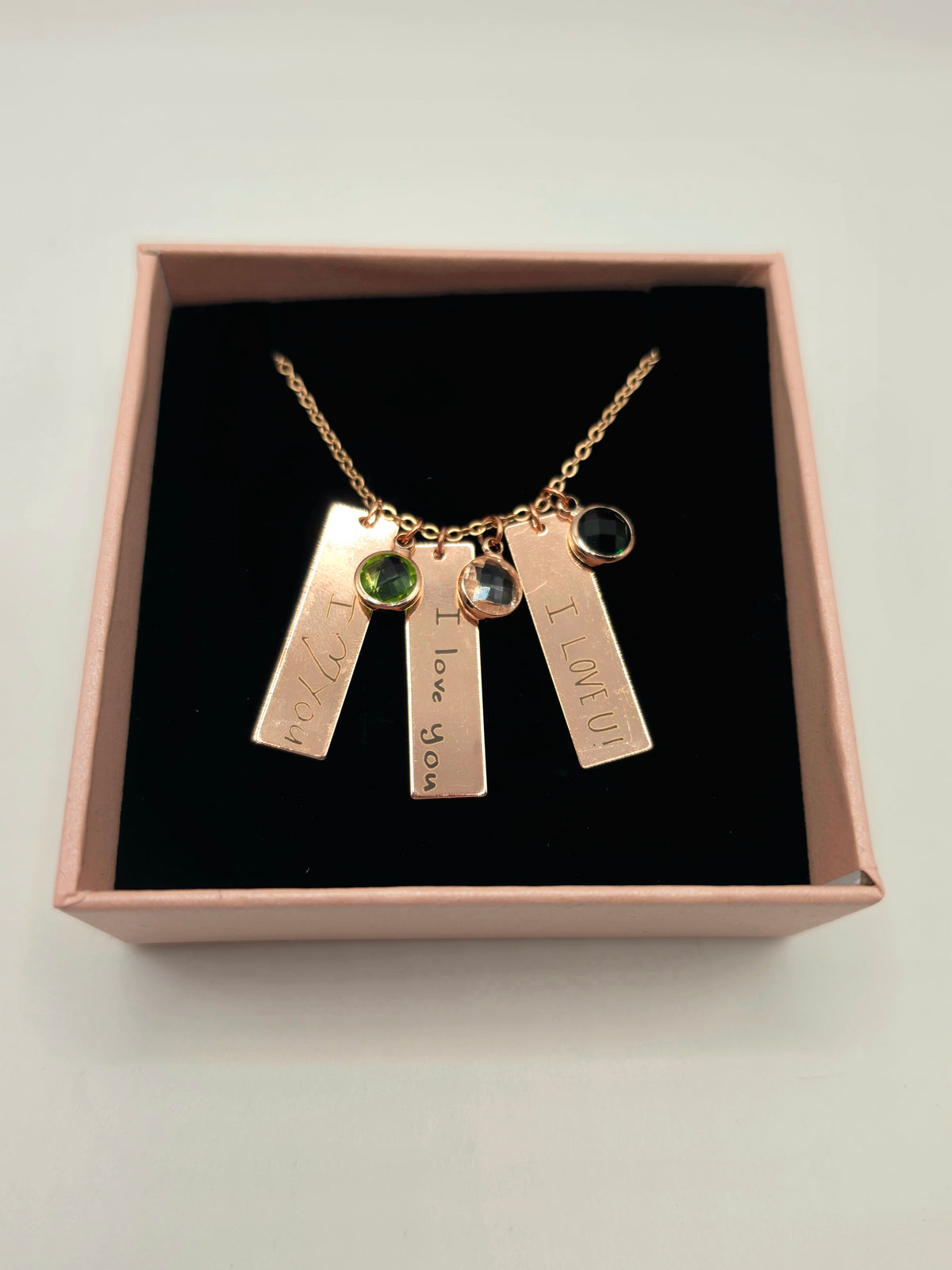 Birthstone Custom Bar Necklace