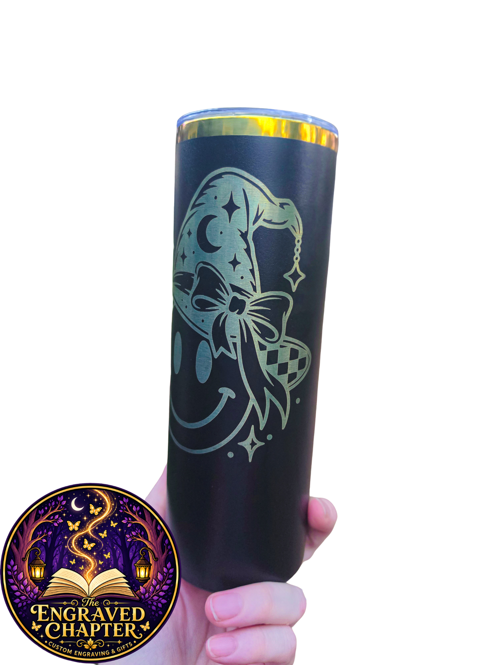 Smiley Witch Tumbler